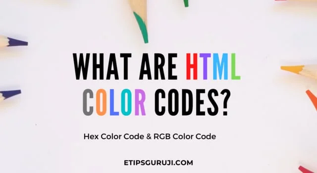html color codes