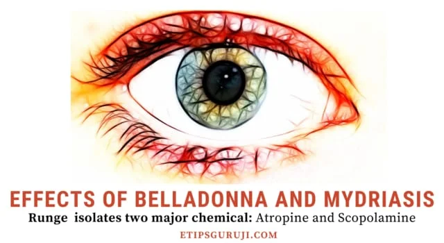 Effects of Belladonna and Mydriasis by Friedlieb Ferdinand Runge