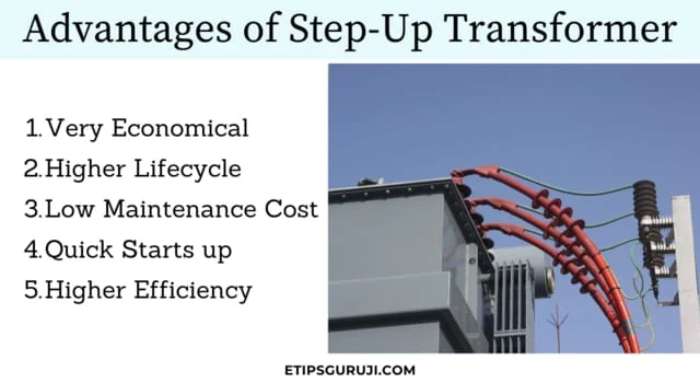 Advantages of Step-Up Transformer