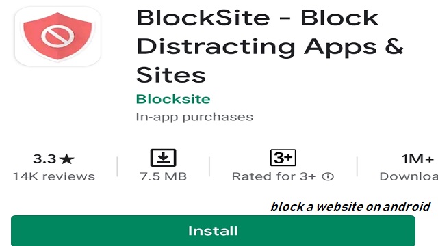 blocksite android app for mobile