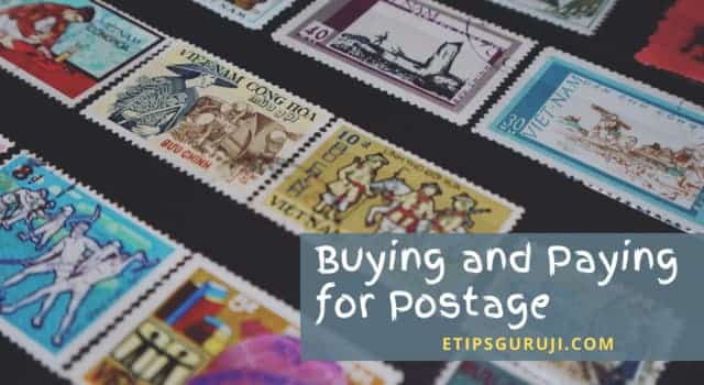 Buying and Paying for Postage