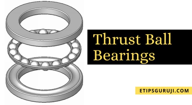 Thrust Ball Bearings