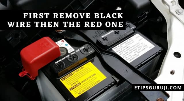 Remove the Battery from the Vehicle