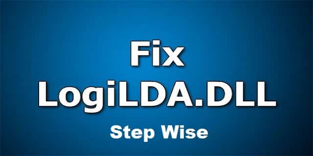 logilda.dll could not be found