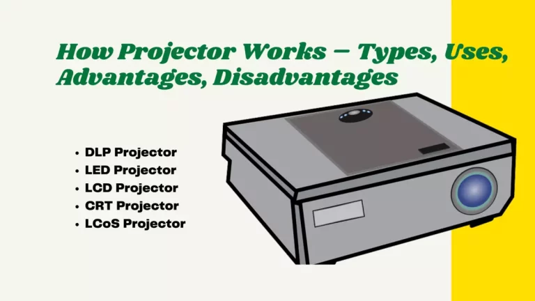 How Projector Works – Types, Uses, Advantages, Disadvantages