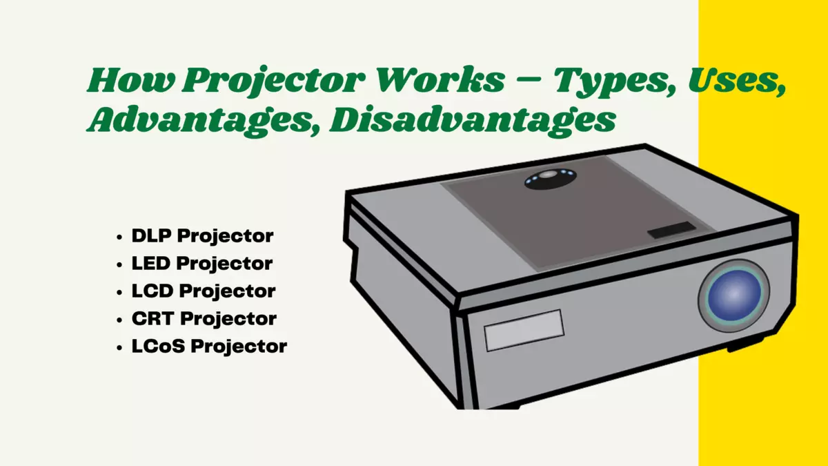 How Projector Works Types, Uses, Advantages, Disadvantages