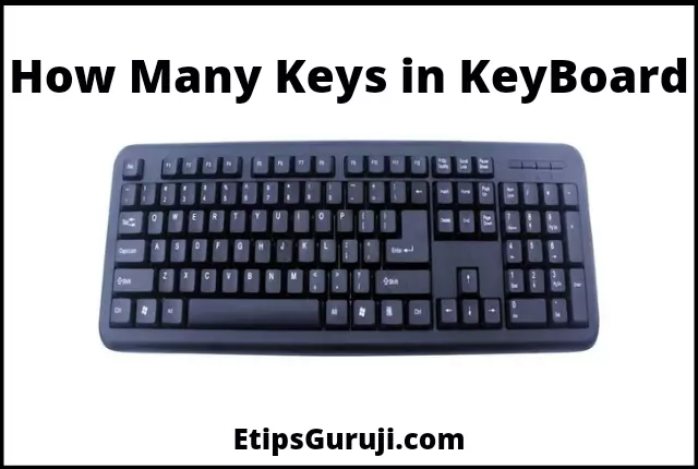how many keys in keyboard