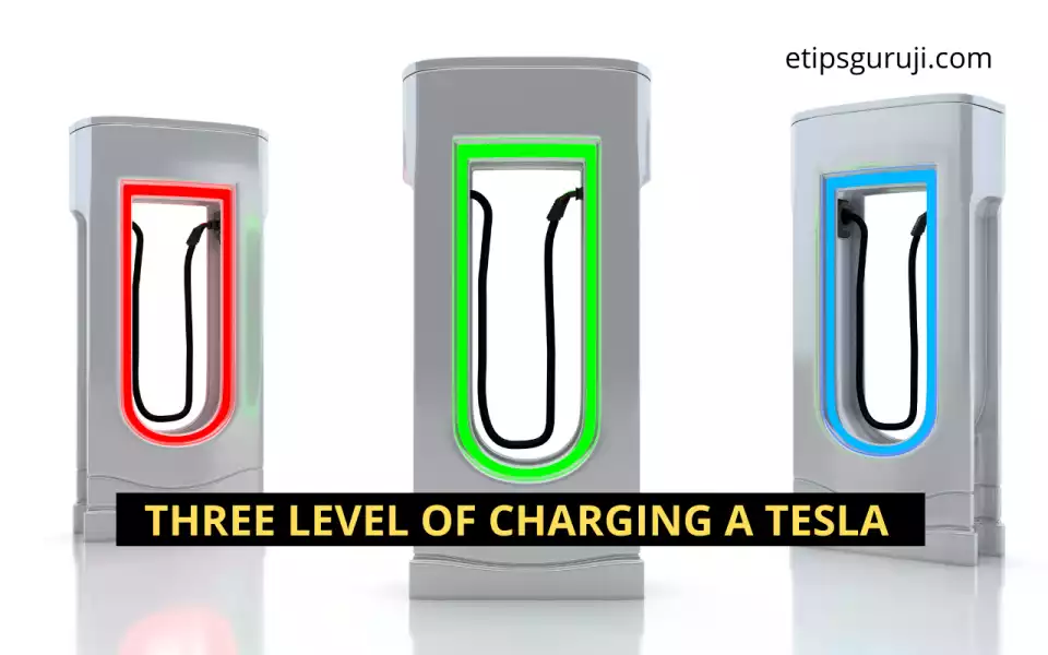 Three Level of Charging a Tesla