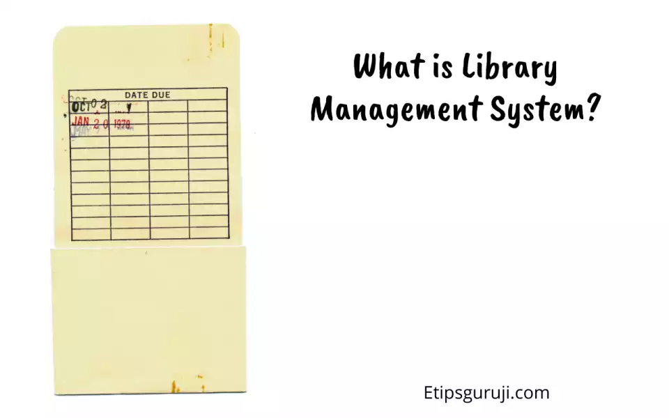 what is library management system