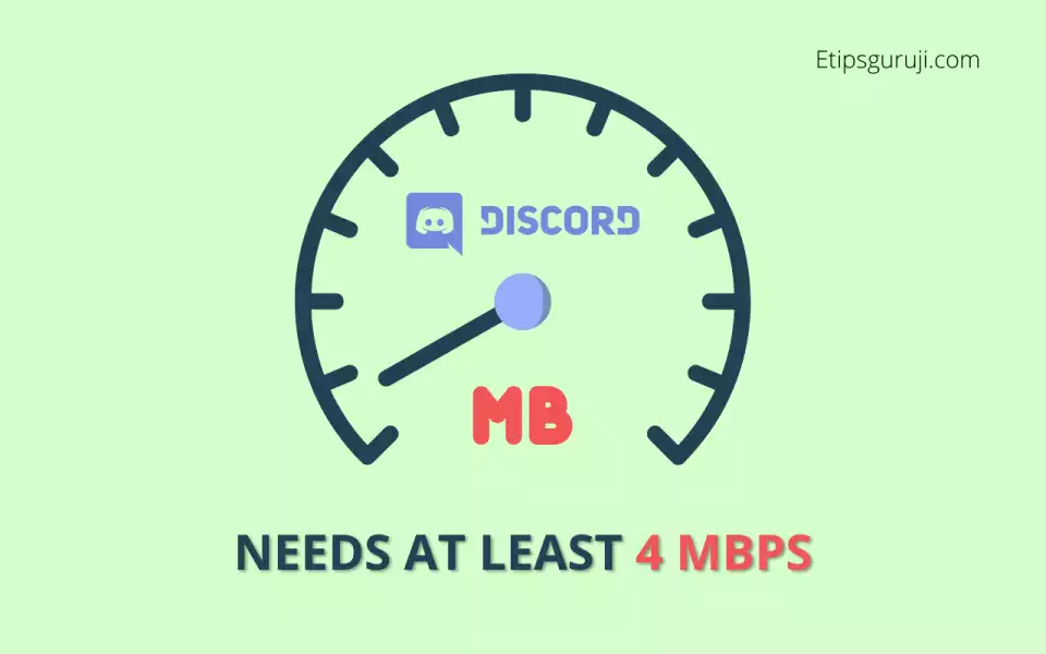 Bad Internet Access can be the reason why Discord is not working