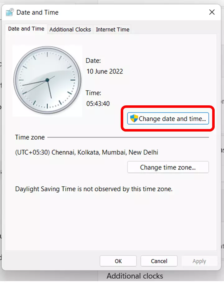 Change the calendar settings as per your need.