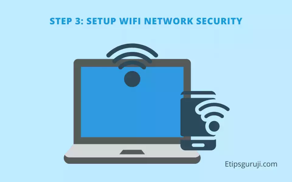 Step 3 Setup WiFi Network Security