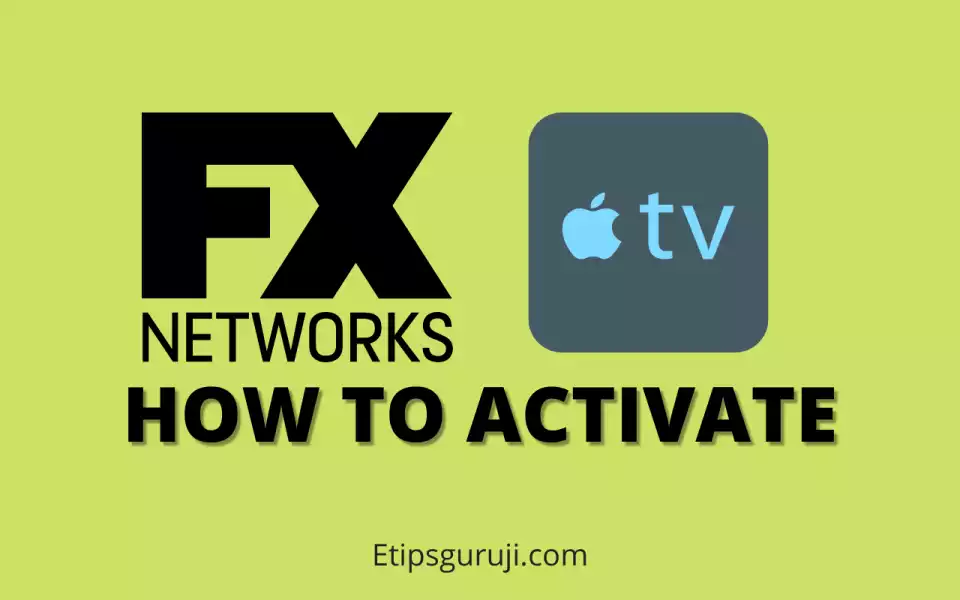 Activating FX Network on Apple TV