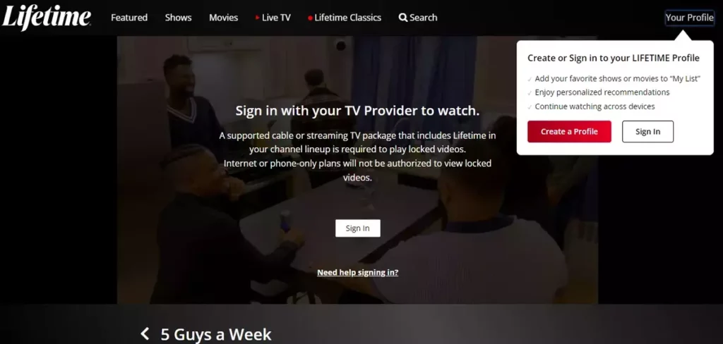 How to Register and Create an Account on Mylifetime.com
