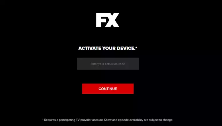 What is FX Networks Activation Code?