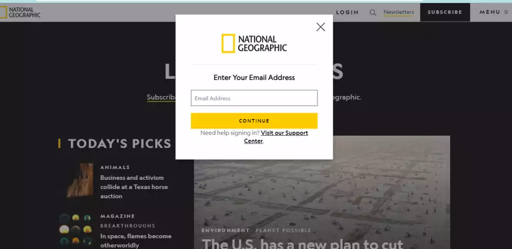 How to Create and Register your Account on Natgeotv.com to Watch Content on Smart TV