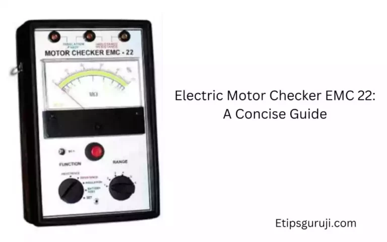 Electric Motor Checker EMC 22: Essential Guide for Enhanced Performance
