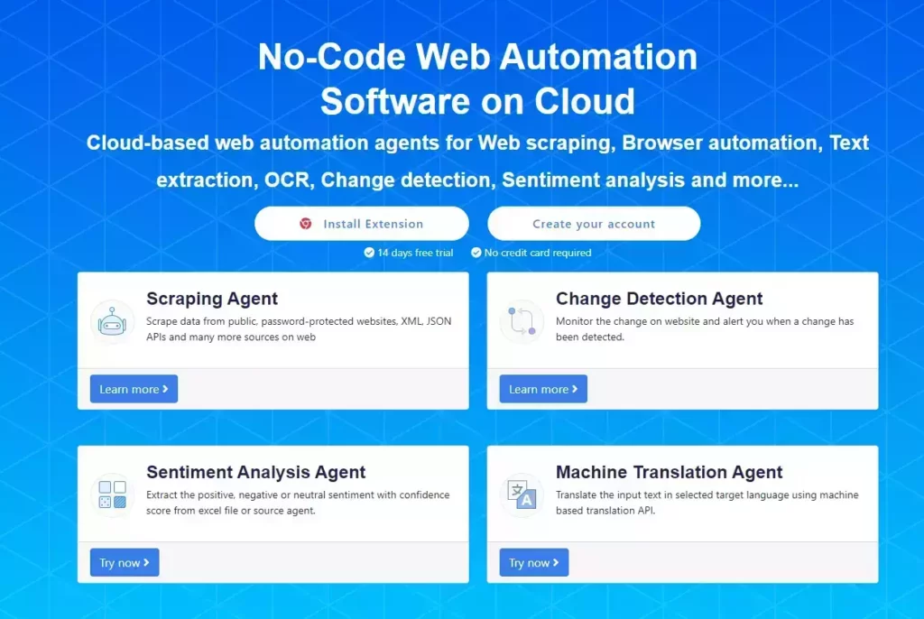 Agenty Chrome Extension of Scraping Data