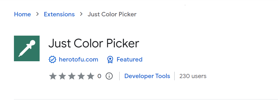 7 Best Chrome Extensions For Color Picker Expert Choices For Efficient   6. Just Color Picker 