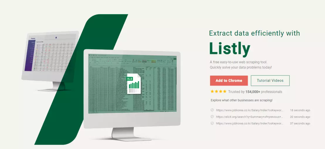 8. Listly Chrome Extension for Scraping Data