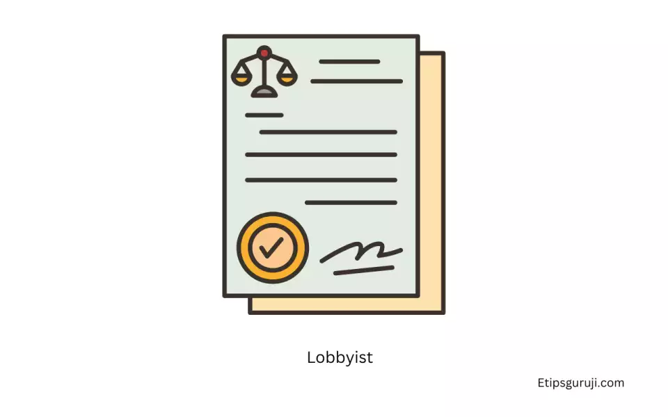 9. Lobbyist