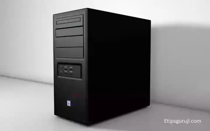 Computer Case as a computer part that you can touch