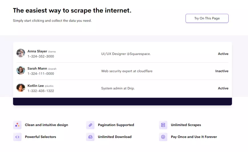 11. Spider Chrome Extension for Scraping Data