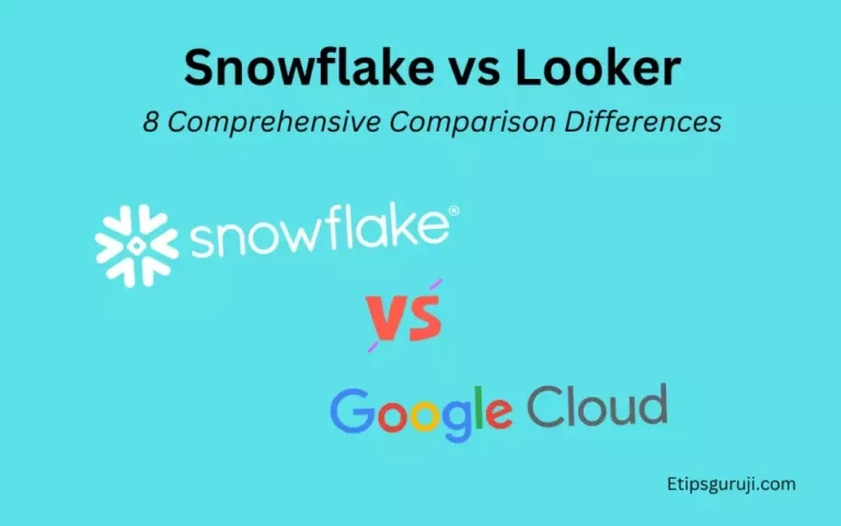 Snowflake vs Looker: 8 Basis of Comparative Analysis