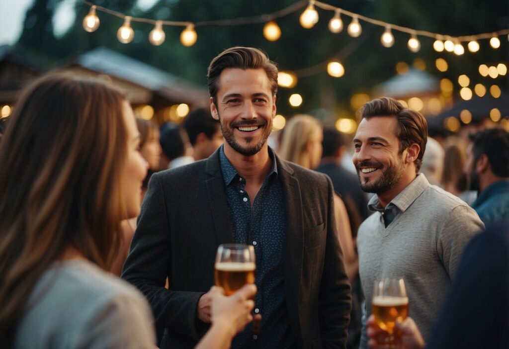 It's tricky going to social gatherings after a breakup, especially with mutual friends around.